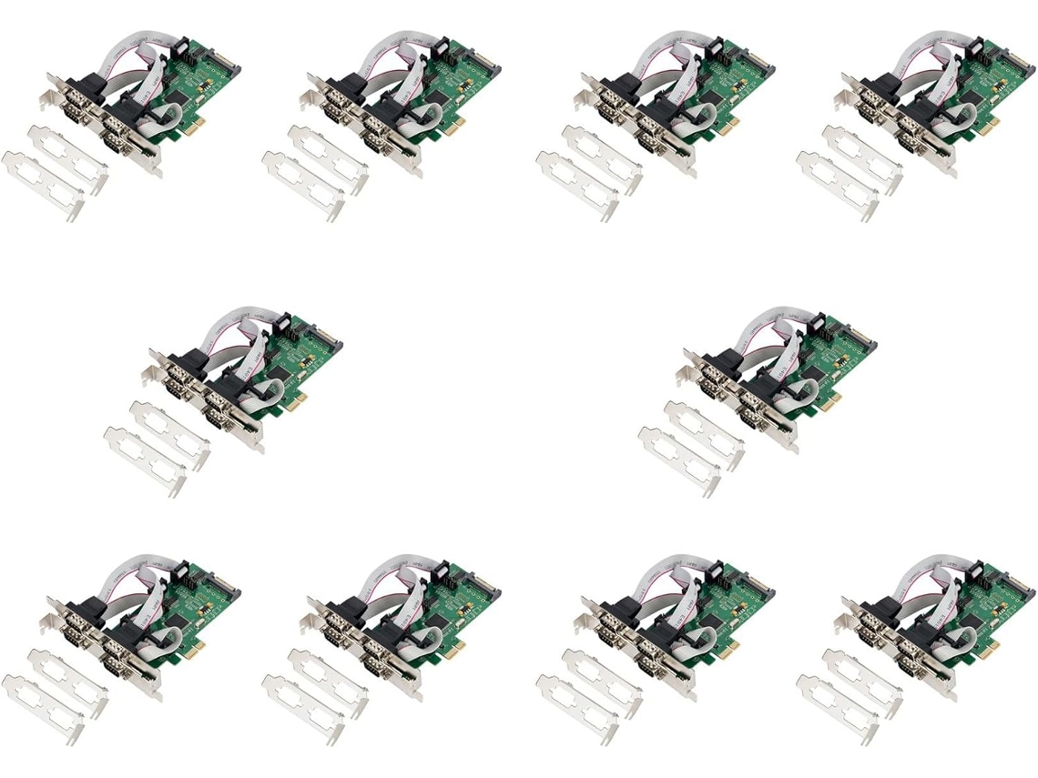 Placa Pcie Serial de 4 Portas de Grau Industrial 10x com Sinal Rs232 SFUSHOS