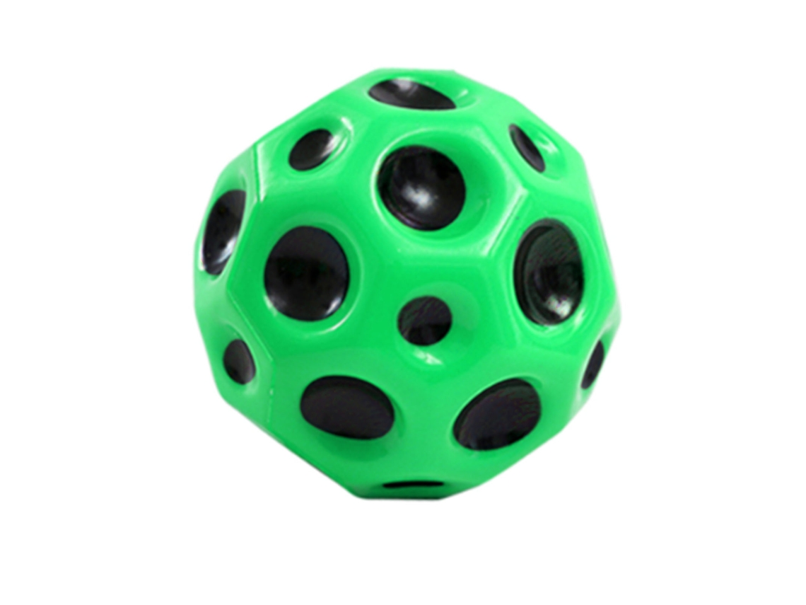Bola Espacial de Espuma Elástica ATS para Treinamento de Coordenação Motora, Atividade Interativa entre Pais e Filhos, 66mm Verde