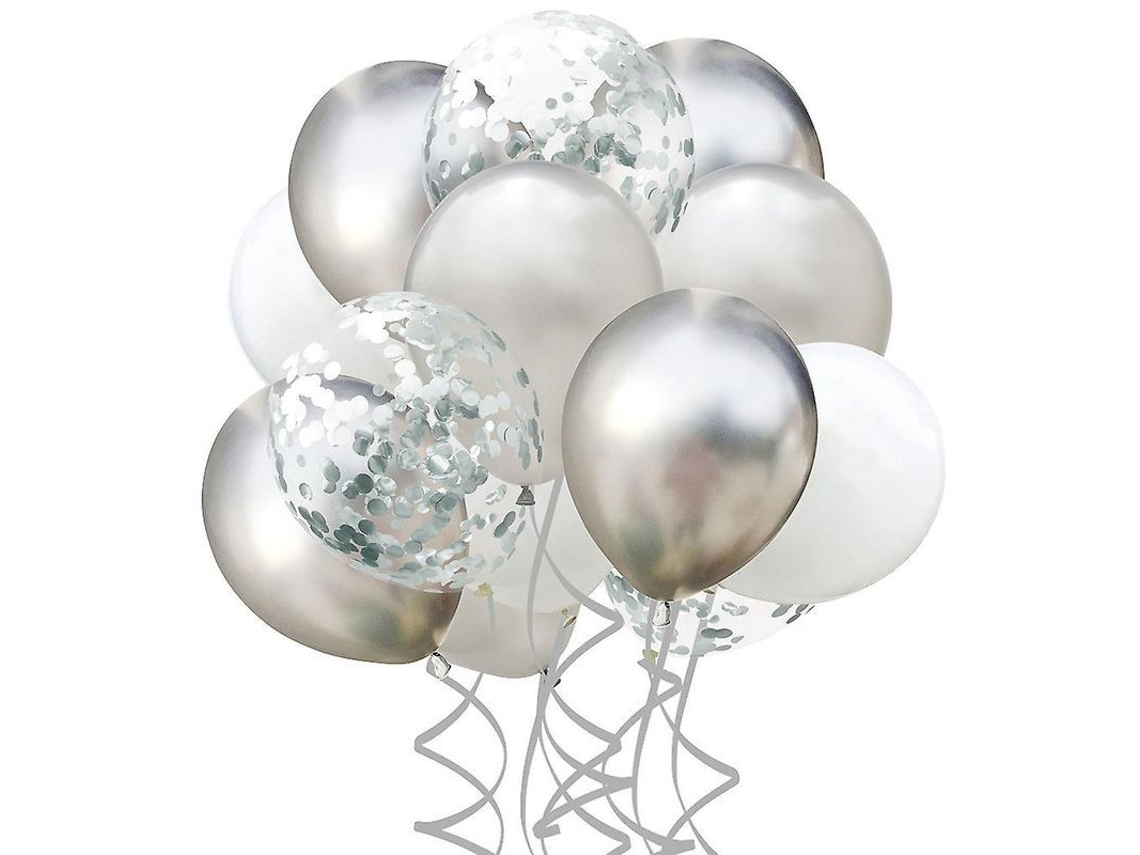 Conjunto de Balões de Látex com Strass para Aniversários e Festivais 12 Polegadas