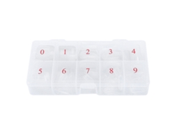500 Unhas Postiças Transparentes de Plástico para Prática de Gel UV - Ferramenta de Manicure