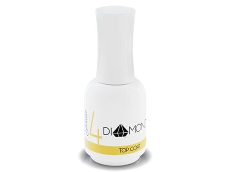 Top Coat de Manicure Titanium, Acabamento Diamante Brilhante 15ml Elisium