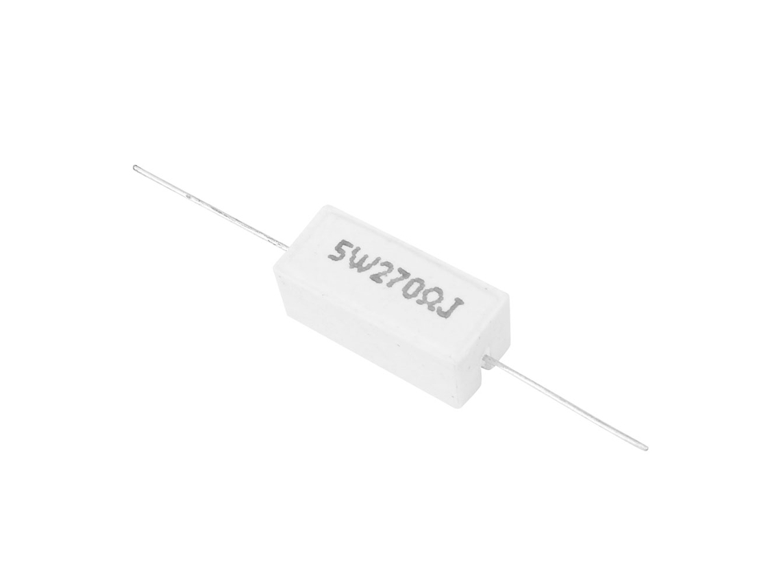 Resistência De Cimento Laxiscreed 5w, Precisão 5%, Resistor Robusto Para Circuits Eletrônicos