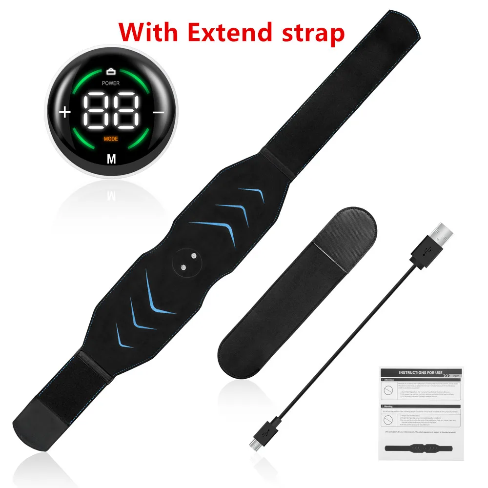 Cinto Elétrico Estimulador Muscular Para Emagrecimento Corporal, Ferramenta De Treinamento Abdominal, Tonificador Perda Peso, Novo Inteligente