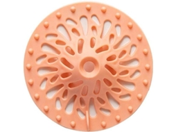 Tampa de ralo resistente e anti-cabelo 2026 para banheiro e banheira, fácil de instalar e limpar, laranja, pacote com 2 unidades.