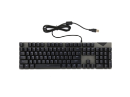 Teclado Mecânico USB Bilingue Árabe/Inglês para PC e Notebooks Preto | S/MARCA