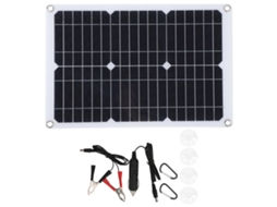 Carregador Solar Veicular BRILVIBERA, 20 W, painel monocristalino, 18 V