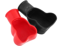 Tampas De Terminais De Bateria Em Pvc, Impermeáveis E Fáceis De Remover.