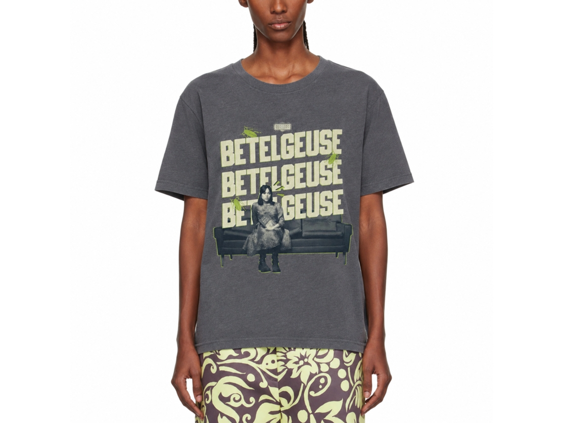 Rockinstone Beetlejuice Say It 3 Times T-shirt Size:xxxl
