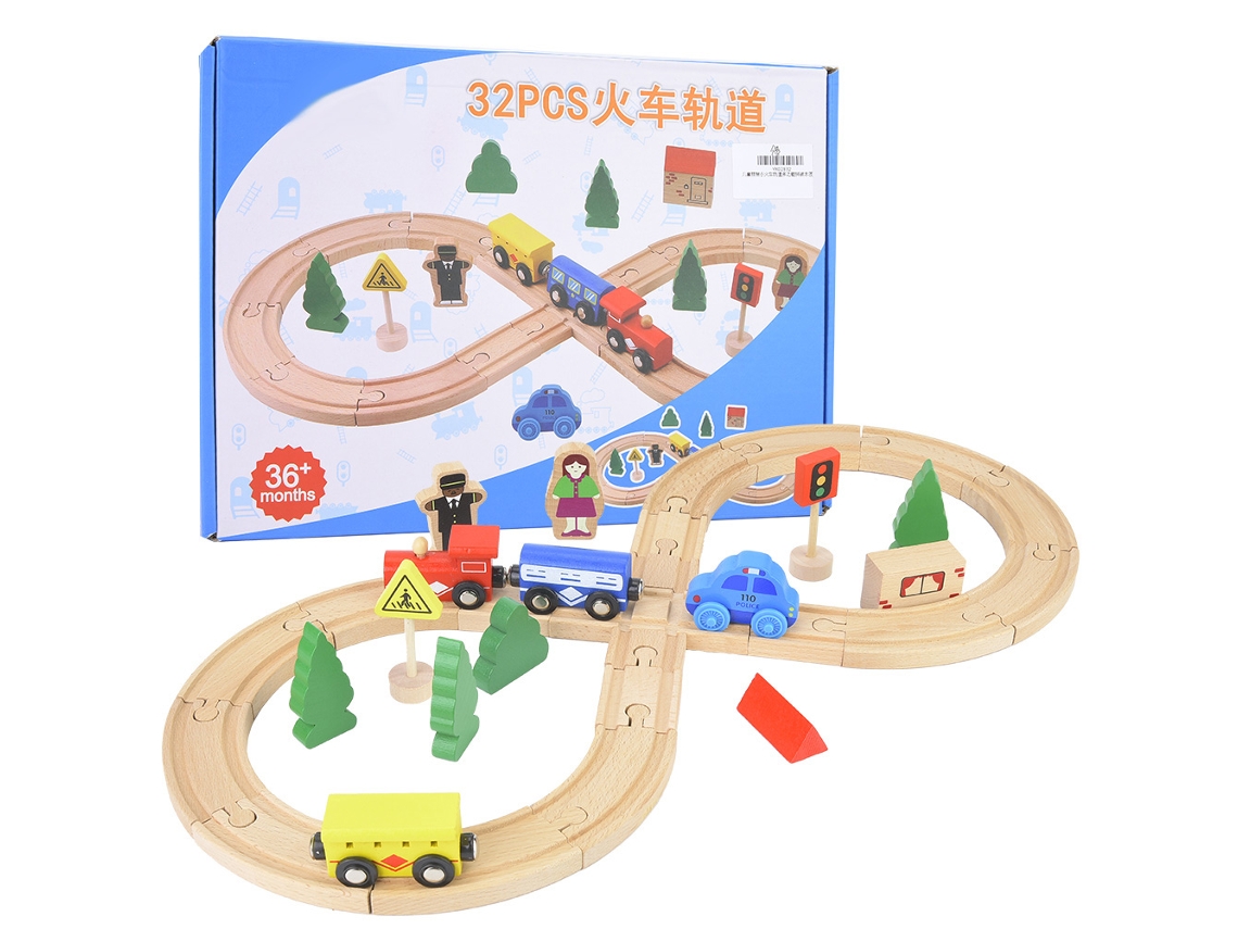 Mali brinquedo de Trem de Trilhos de Madeira Diy Multifuncional para Crianças Brinquedo Inteligente Presente