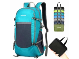 Mochila Dobrável Portátil E Impermeável Verde Para Montanhismo Escalada Ciclismo Viagens E Caminhadas