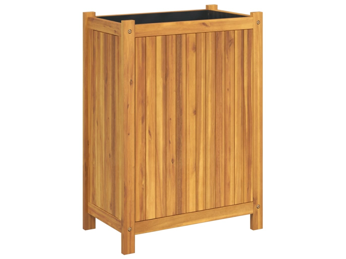 Garden Planter, Garden Planters Vidaxl Marrom Madeira De Acácia (54 X 31 X 75 Cm)