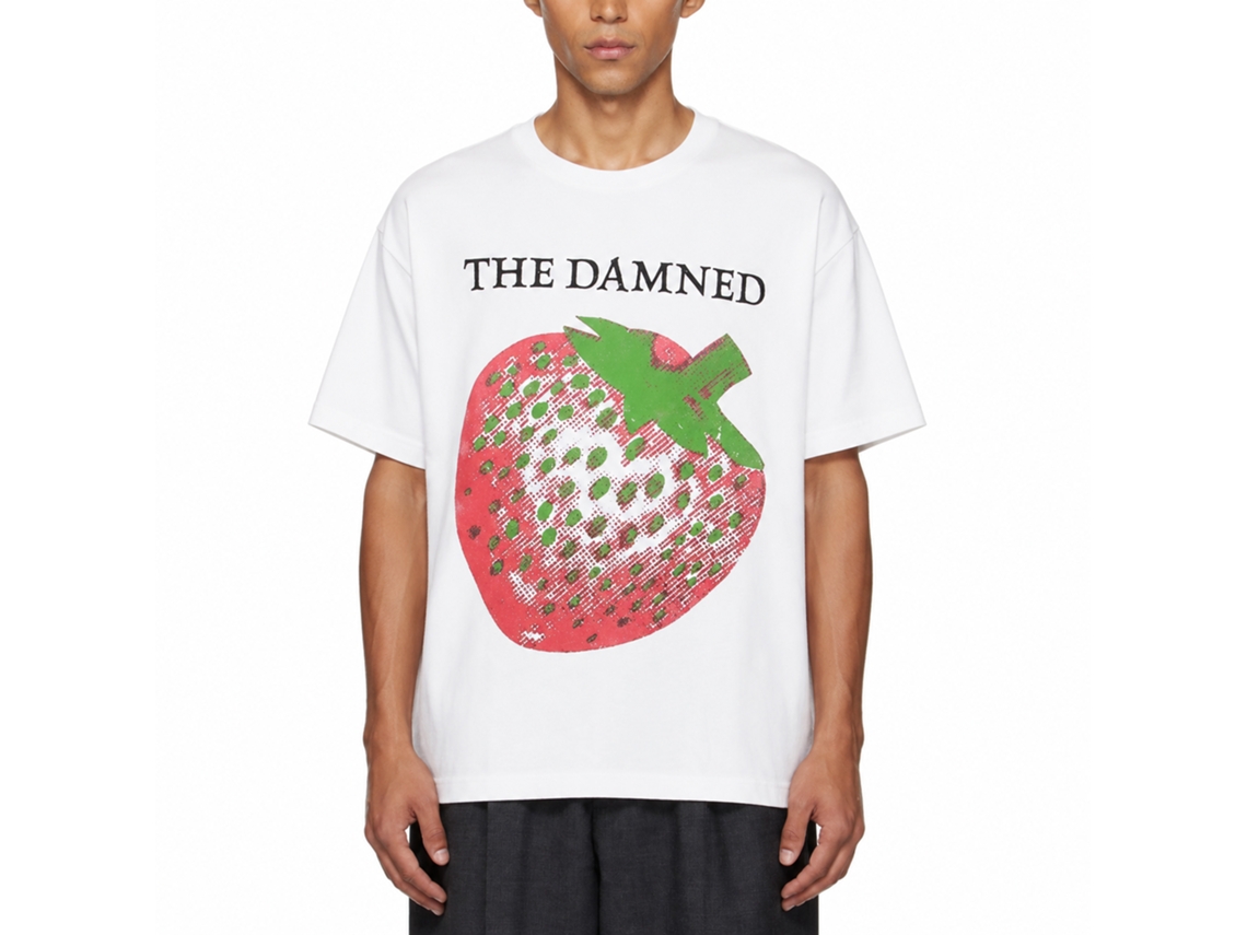 The Damned Strawberries T-shirt Unisex Adults Size:xxl
