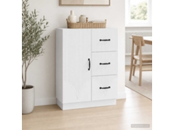 Vidaxl Buffet Branco 66 X 34,5 X 87 Cm Derivados De Madeira