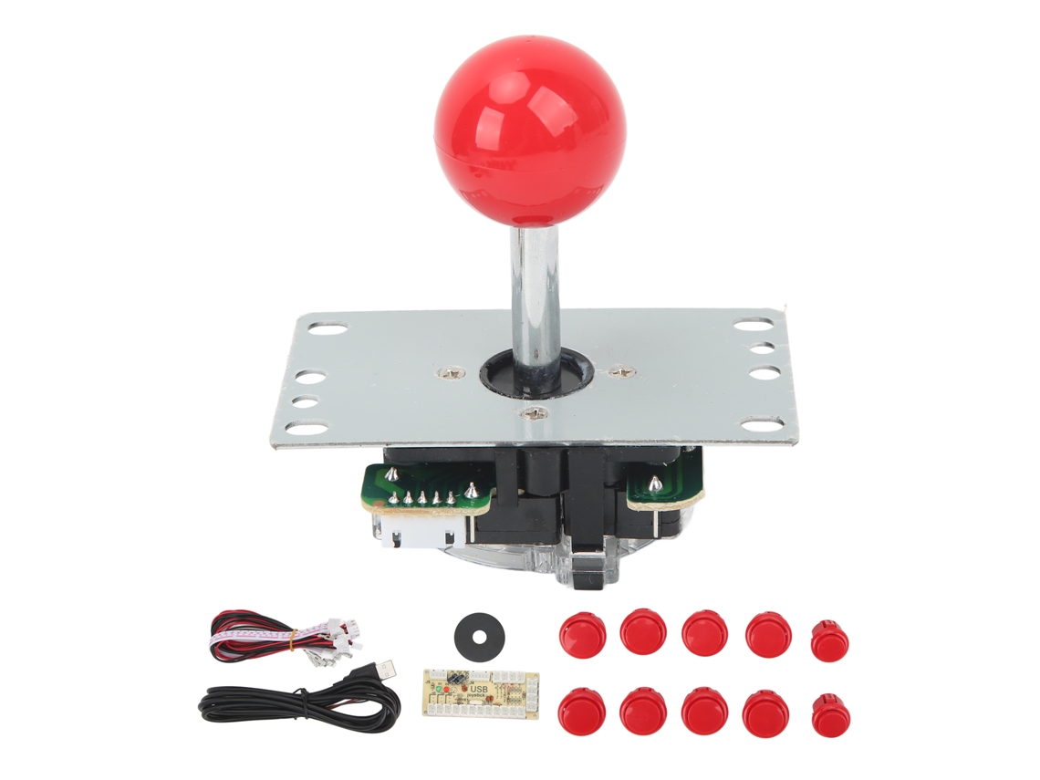 Palanca de Jogo Arcade DIY com Chip de Controle para PC S/MARCA