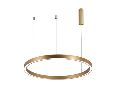 Design de Led BRAYTRON 2560 Suspensão Ouro 3En1 35W Alumínio