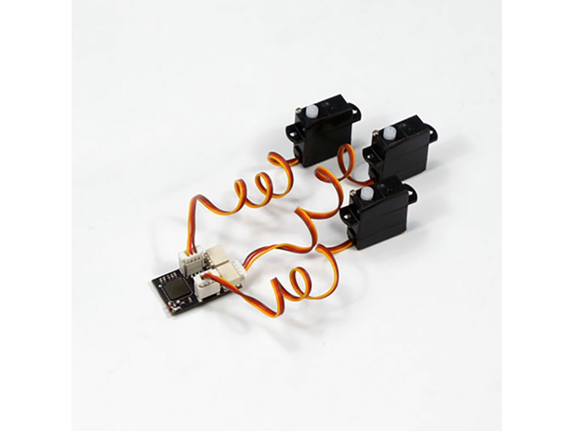 Conjunto 3 Servos Micro 1.7g + Receptor Rx14 4ch Esc Escovado 5a/1s para Micro Aviões Indoor S fhss Dsmx Frsky D16 Flysky MDUG