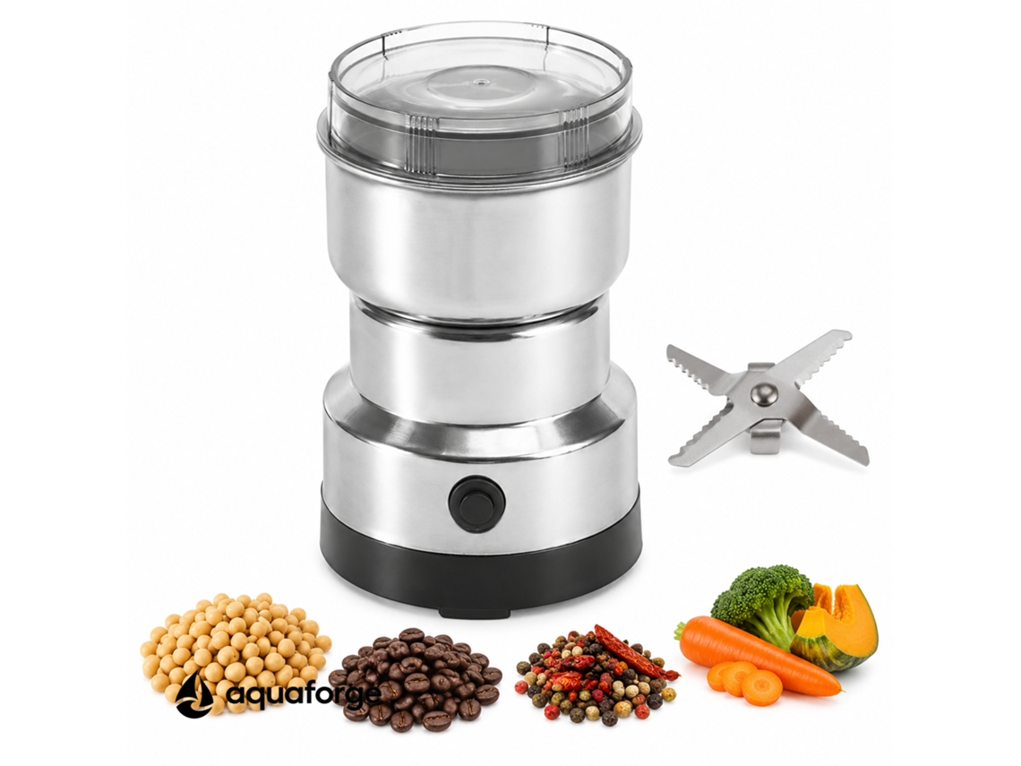 Moinho Elétrico De Café Aquaforge Com 150 W E Aço Inoxidável Para Café