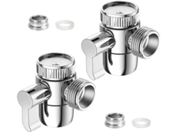 Desviador De Chuveiro 3 Vias, Misturador Para Vaso Sanitário, Adaptador De Válvula Desviadora Cromada Para Cozinha, Banheiro