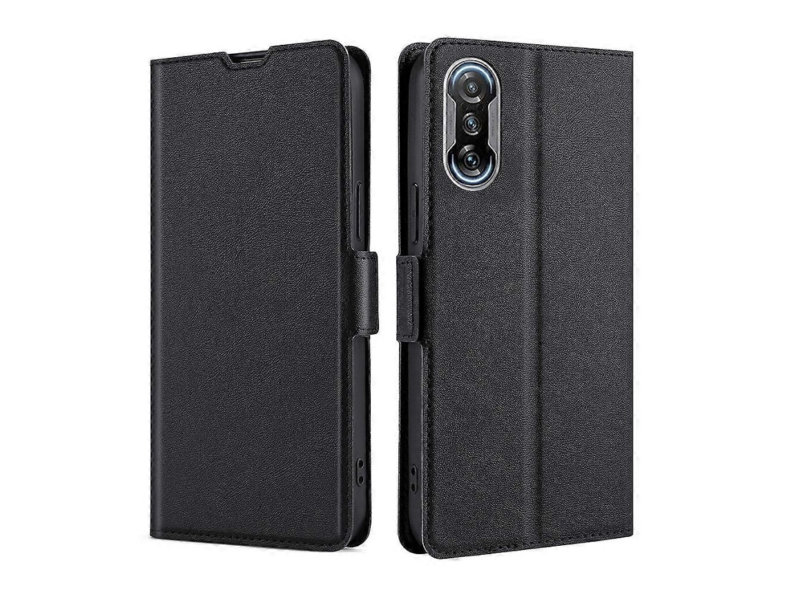 Capa Ultrafina Para Jogos Xiaomi Redmi K40, Com Fecho Lateral, Em Couro Pu + Tpu, Com Aba Horizontal, Suporte E Compartimento Para Cartão.