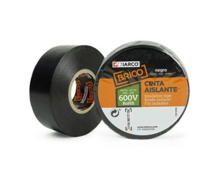 Cinta aislante 25m.x25 negra c-10