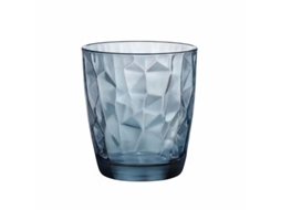 Copos DOF diamante azul bandeja 39 cl 6 BORMIOLI