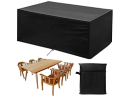 Capa para móveis de jardim ao ar livre, cobertura de mesa para móveis à prova dágua, proteção para móveis de jardim retangulares 1709470cm S/MARCA