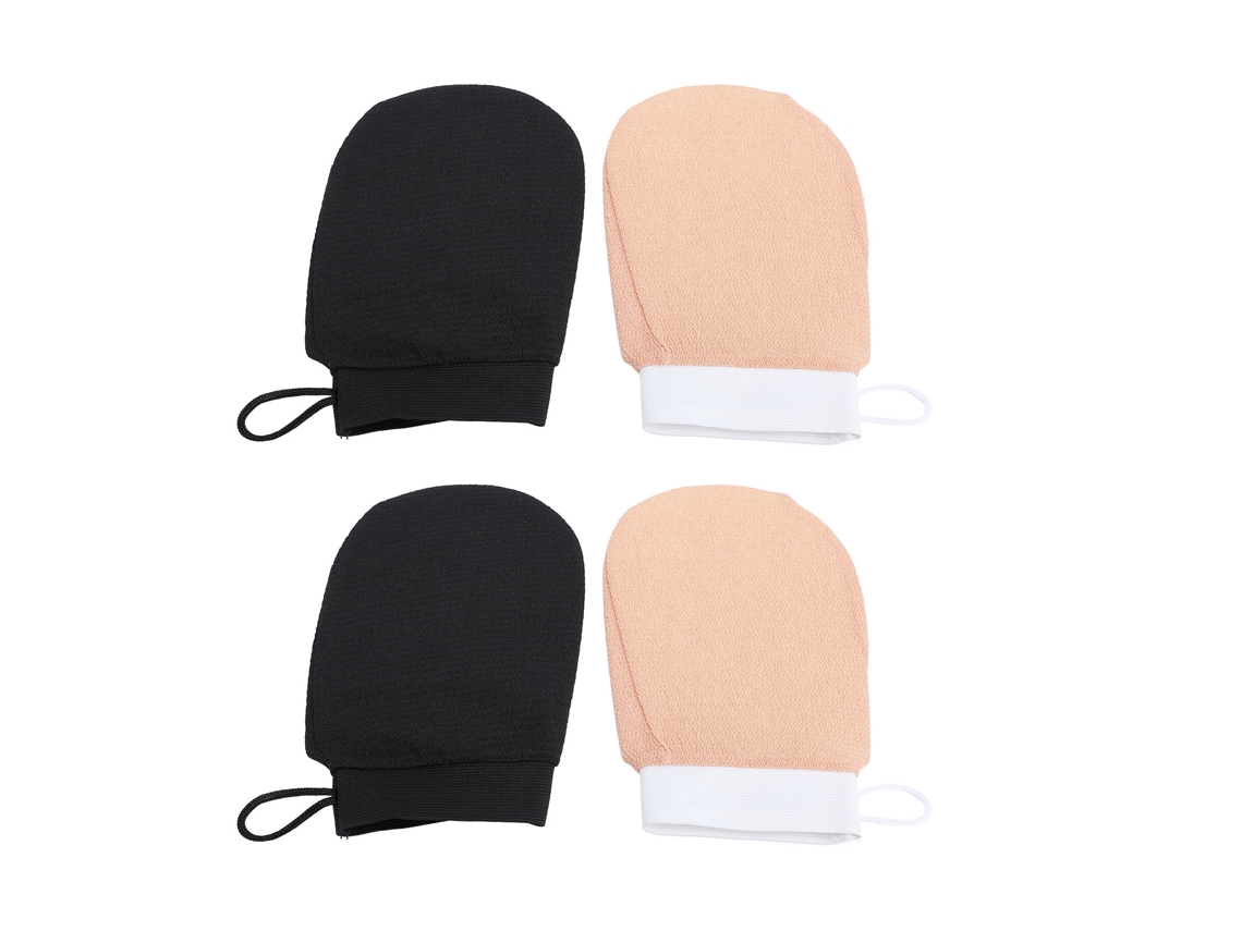 4pcs Luva Exfoliante Para Ducha E Spa Em Casa Exfoliação Corporal