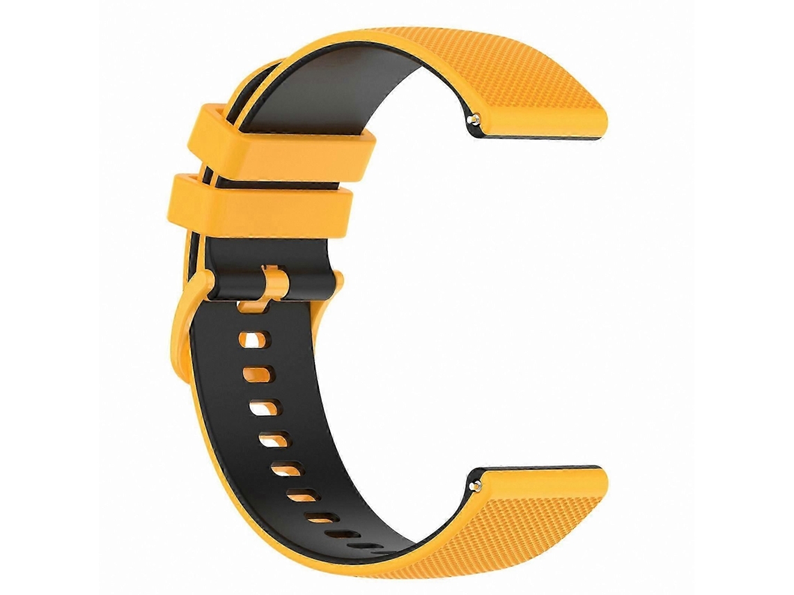 Pulseira De Silicone Bicolor Para Modelos Compatíveis Com Smartwatches.