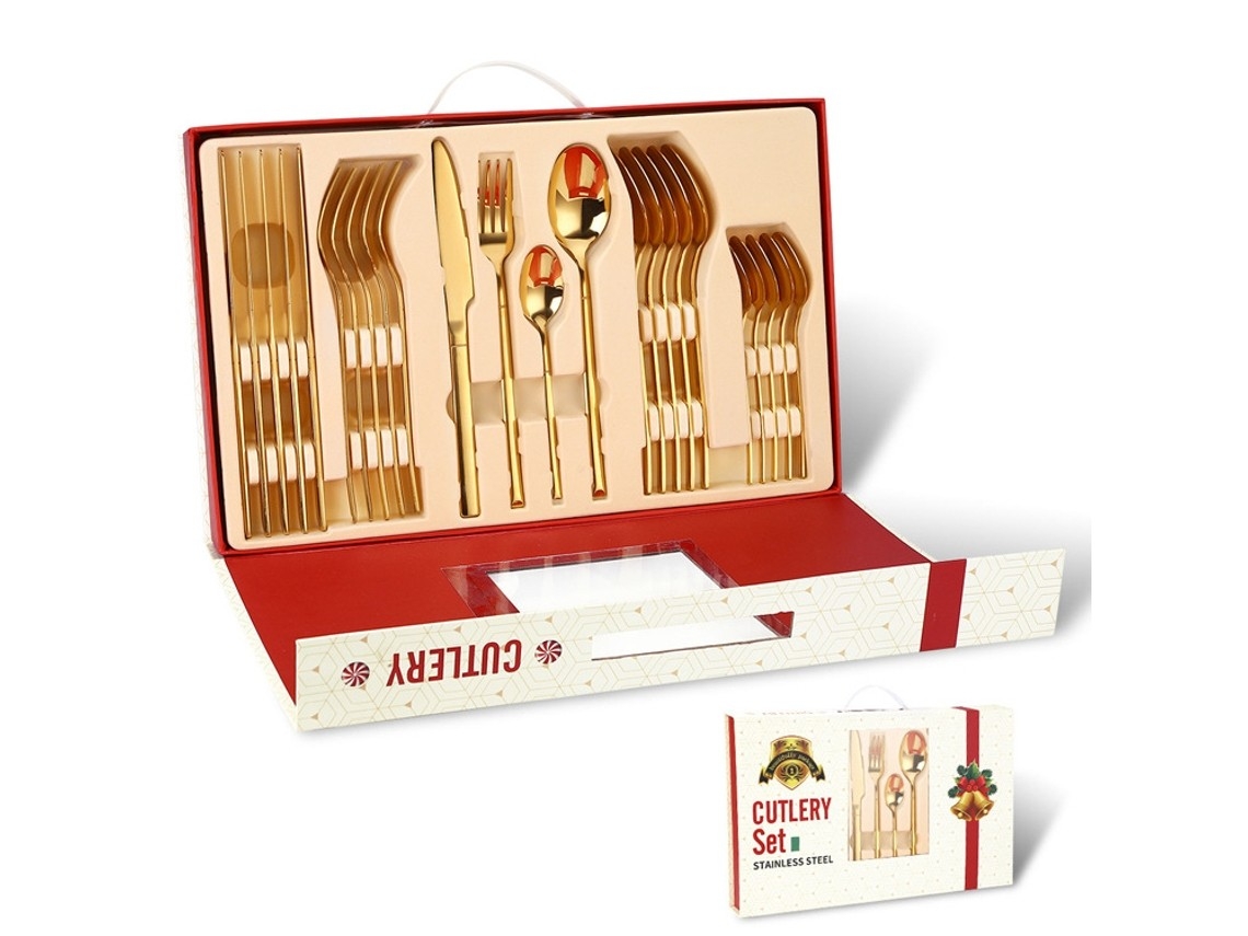 Conjunto Mdug Gold De 24 Peças