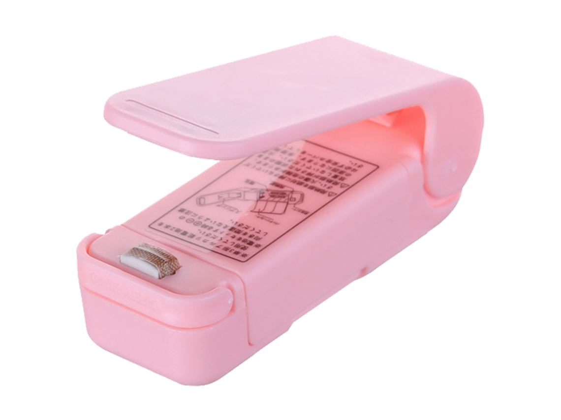 Mini seladora manual portátil para selagem térmica em sacos plásticos de armazenamento