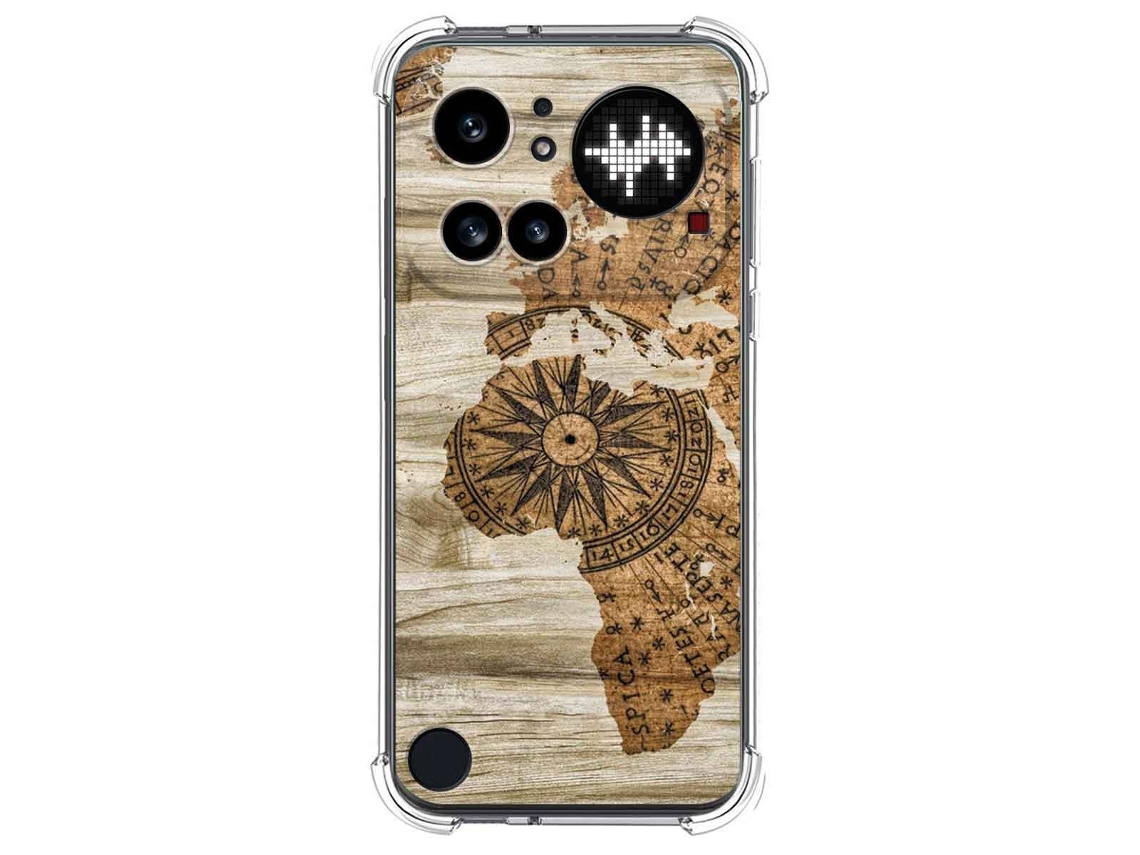Capa Tumundosmartphone De Silicone À Prova De Choque Para Nothing Phone 4a Pro 5g Com Estampa De Madeira 7 Desenhos