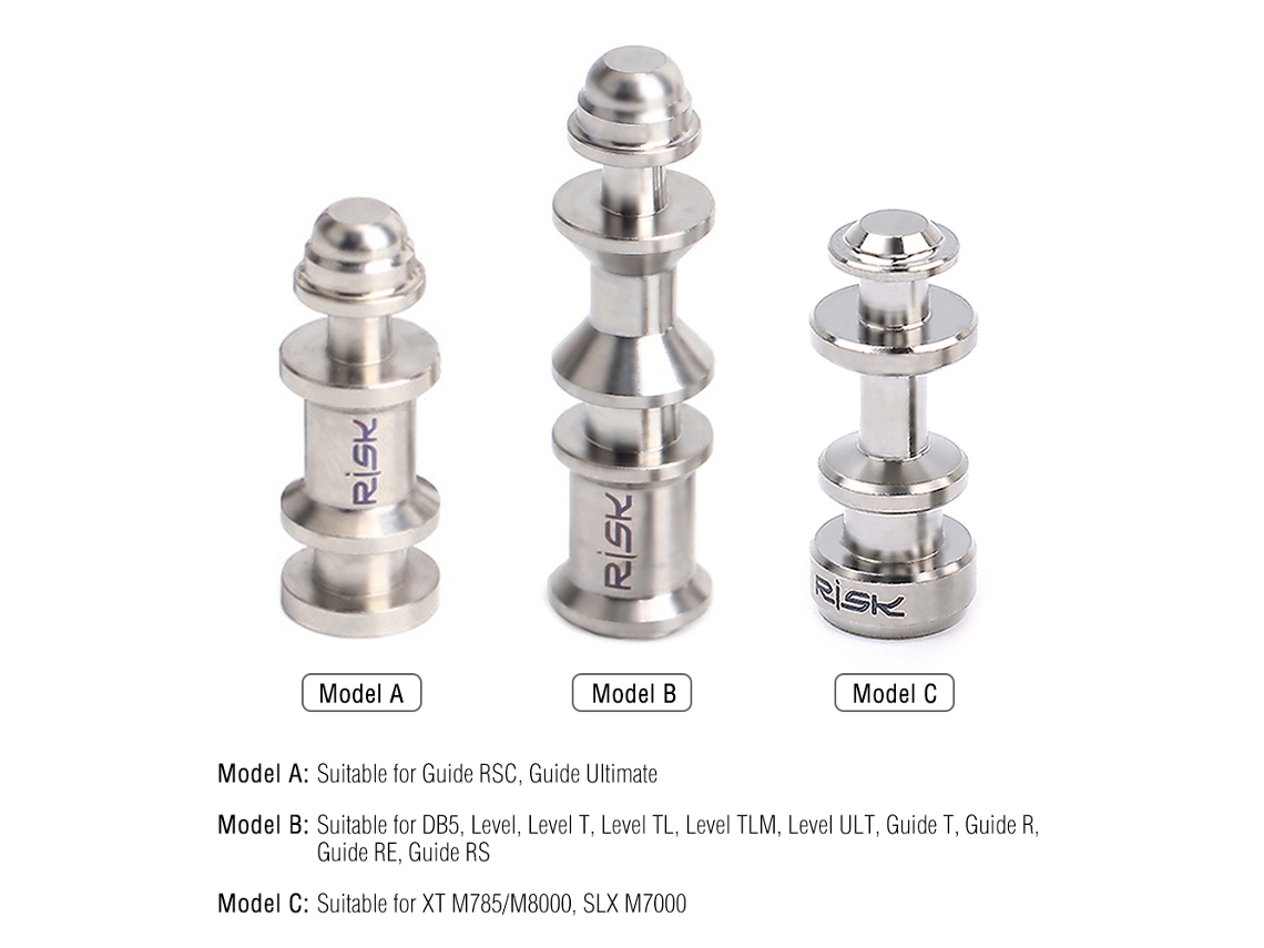 Pistão De Freio De Titânio Para Bicicleta Peça De Reparo Sram/xt/slx Acessório Durável 1pc