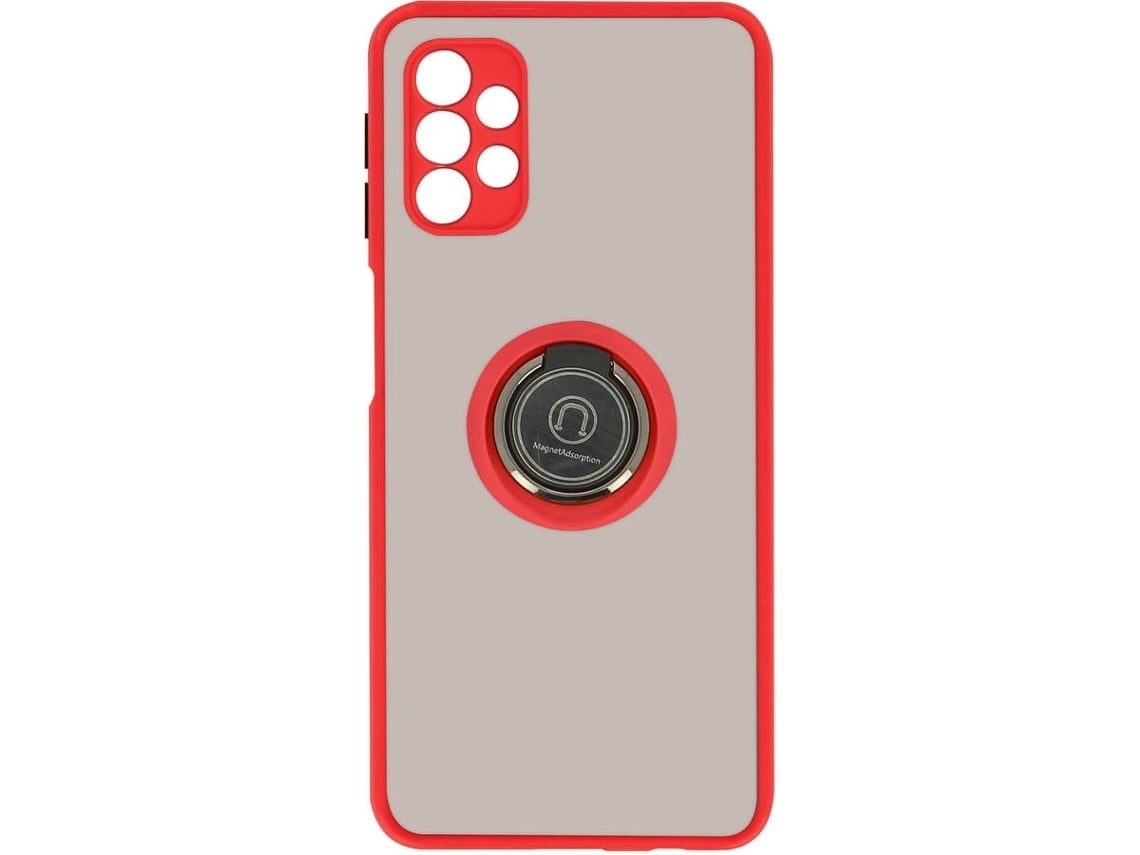 Lurelia Capa Com Anel Para Samsung Galaxy A32 5g Vermelho