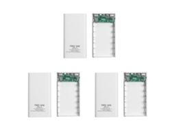 Placa De Alimentação De 20000mah Para Bateria 6x18650 Olysi Shop (branca)