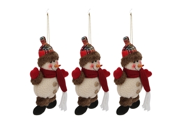 Laxiscreed Conjunto De Enfeites De Natal Com Boneco De Neve Para Árvores De Natal