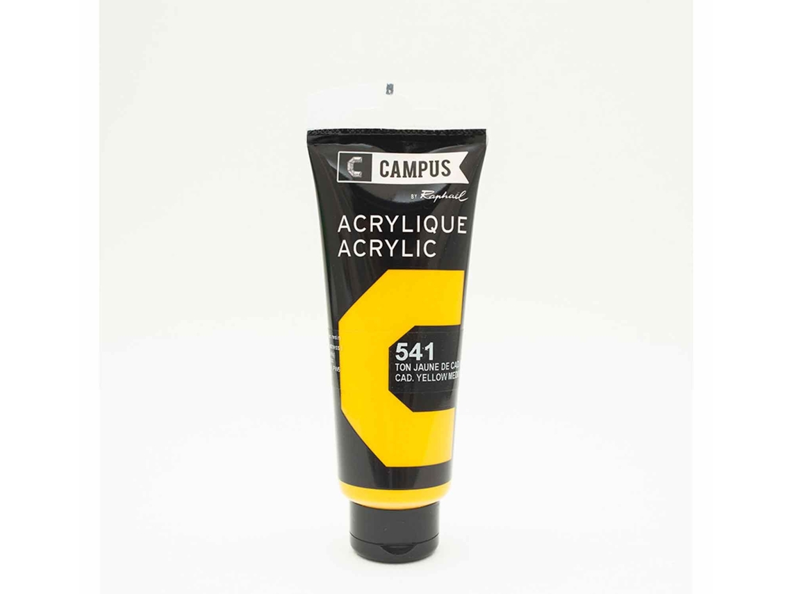 Tinta Acrílica CAMPUS (Amarelo Cádmio N°541 - 100ml)