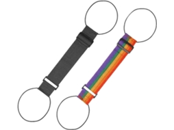 Conjunto De 24 Cintas Bagagem Ajustáveis Em Cores Do Arco Íris Com Conector 2em 1e Cinto Antiderrapante Para Prender E