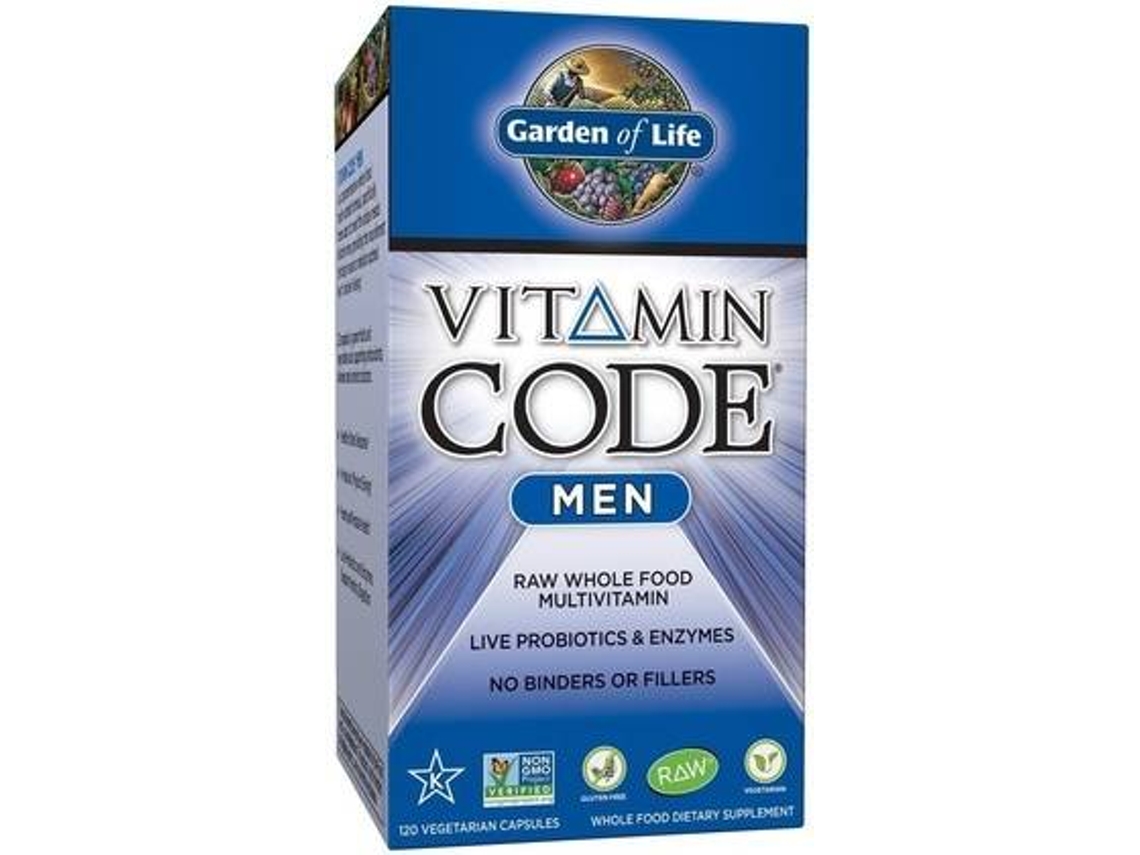 Suplemento Alimentar GARDEN OF LIFE Vitamin Code Men (120 cápsulas vegetais)