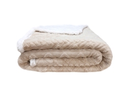 Edredão Jacquard Sherpa 240x220cm Kasa