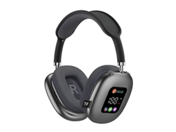 Fone de Ouvido Bluetooth Sem Fio com Tela Digital Rgb e Leitor de Cartão. TAISHENGDA