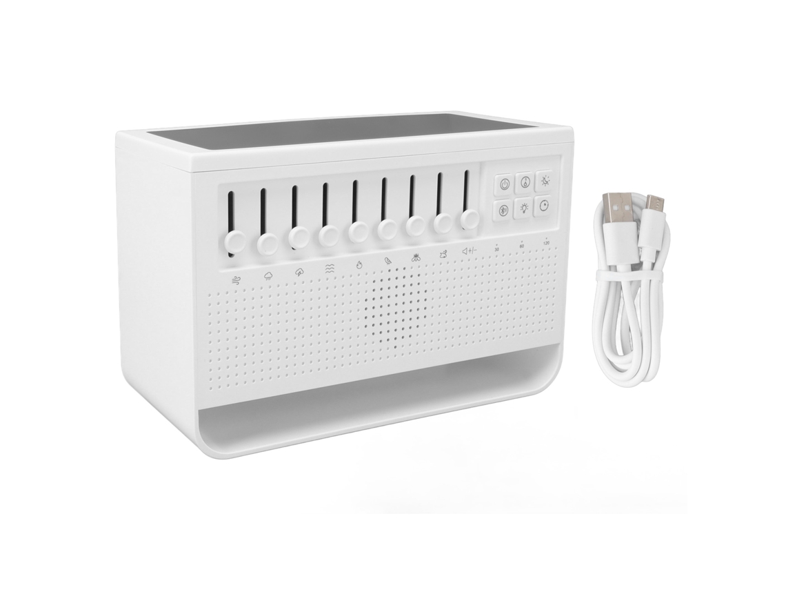 Difusor de Ruído Branco com Chama Usb para Aromaterapia em casa e escritório LAXISCREED