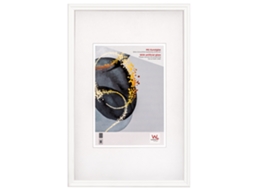 Select Wooden Frame 13X18 Cm White Artifical Glass