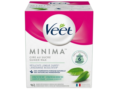 Cera Mínima de Açúcar com Extrato de Chá Verde 250 ml VEET