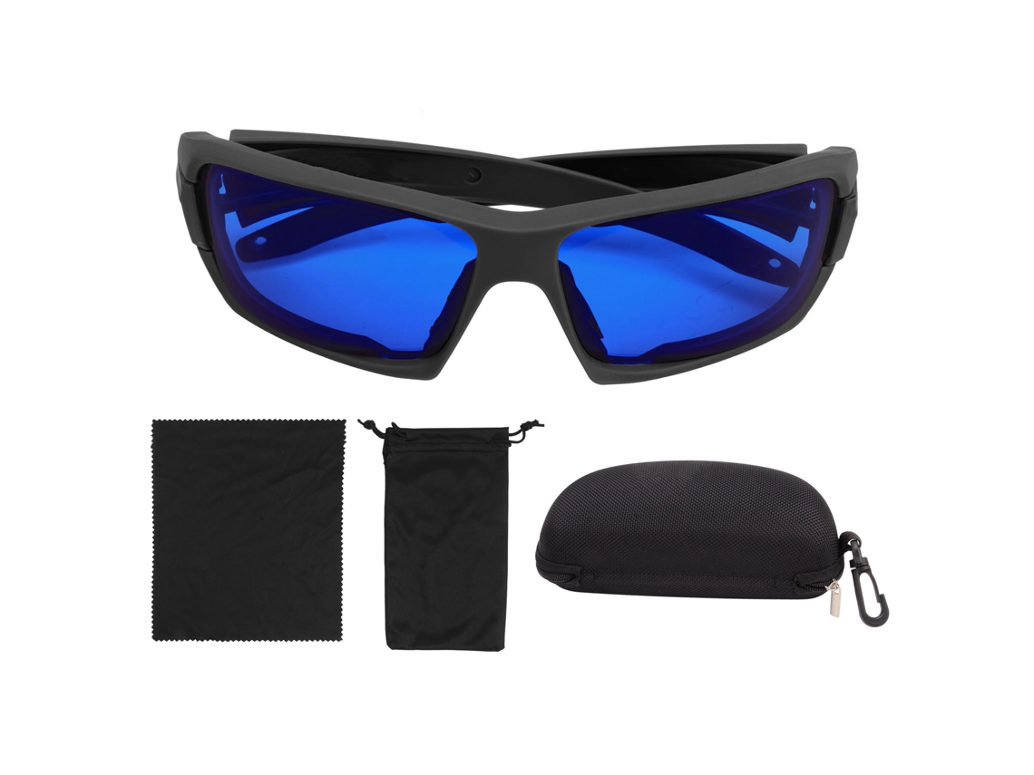 Óculos de golfe com proteção UV para posicionamento HD em esportes ao ar livre.