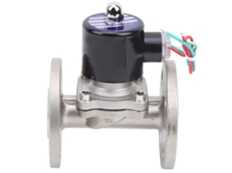 Válvula Solenóide De Aço Inox Laxiscreed Com Flange E Funcionamento Normalmente Fechado