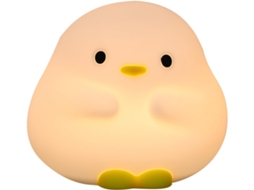 Luz noturna em forma de pato animado, para meninos e meninas.