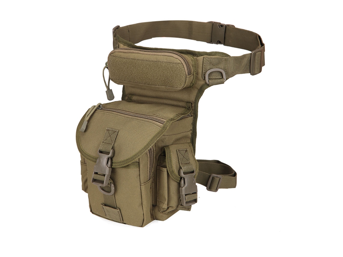 Bolsa de coxa Business ajustável, para homem, cinto, ombro, moto, caminhada, utilitária, resistente à água