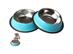 Tigelas Zhiye de Aço Inoxidável para Animais de Estimação, Pacote com 2 Unidades AQUAFORGE