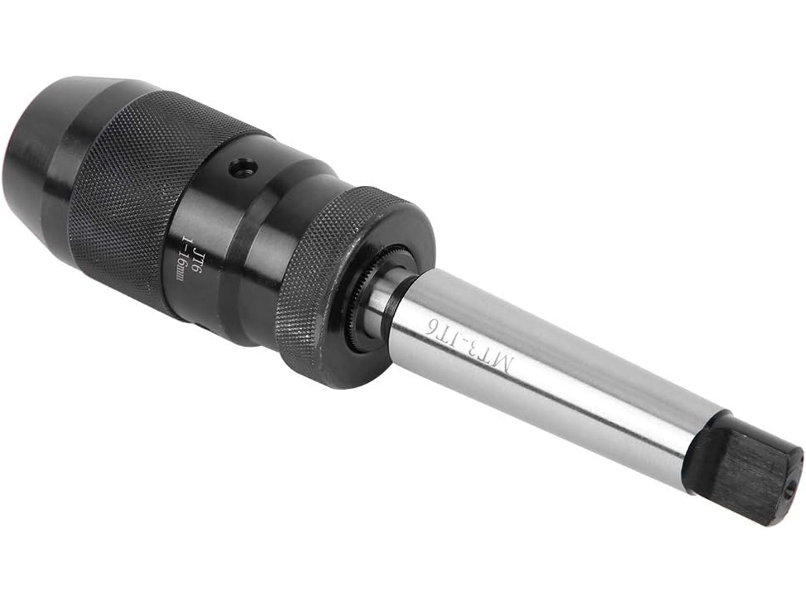 Mandril De Furadeira Autoajustável Sem Chave Mt3 Jt6 1-16 Mm Com