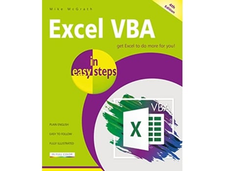 Livro Excel VBA in easy steps de Mike Mcgrath (Inglês)